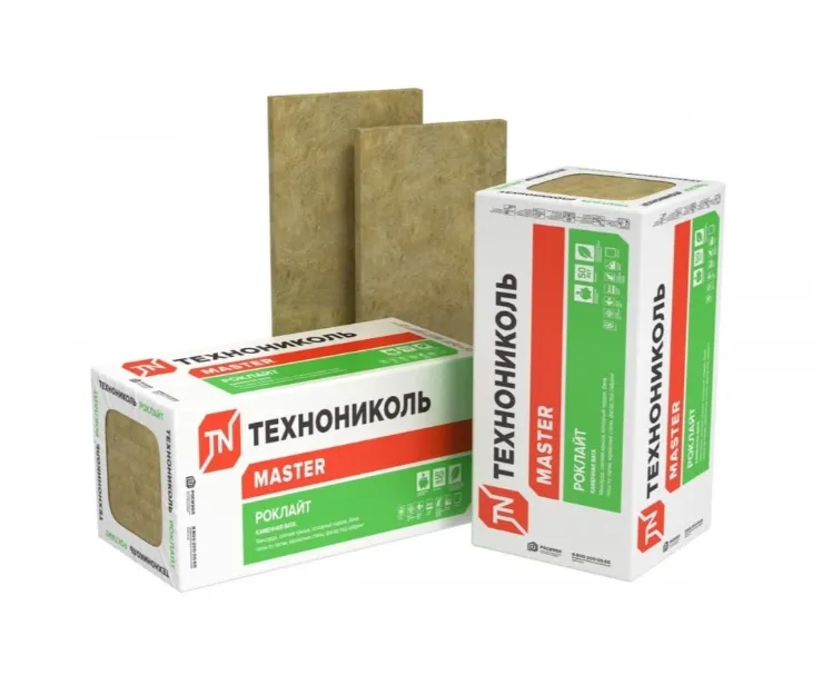 Купить Утеплитель ТехноНиколь Роклайт 1200х600х50 мм, 35 кг/м3