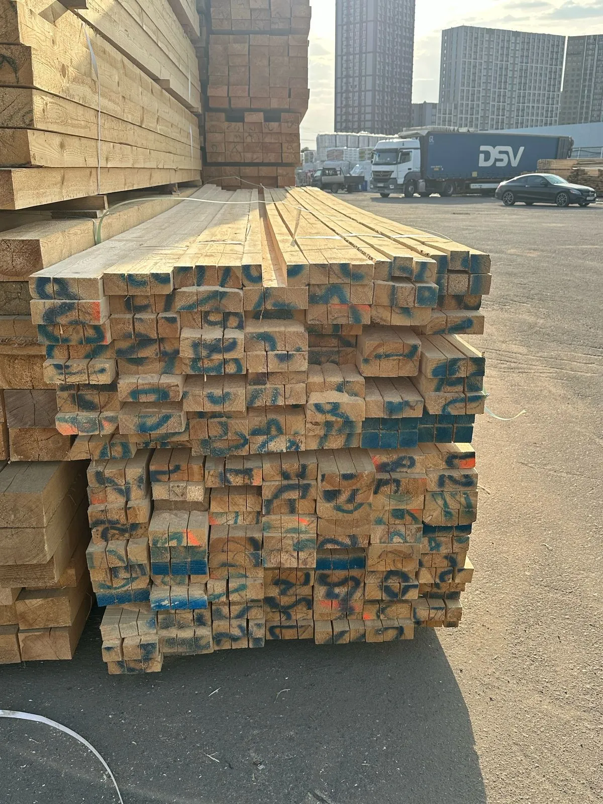 Купить Брусок обрезной 50х50х6000 мм 1 сорт